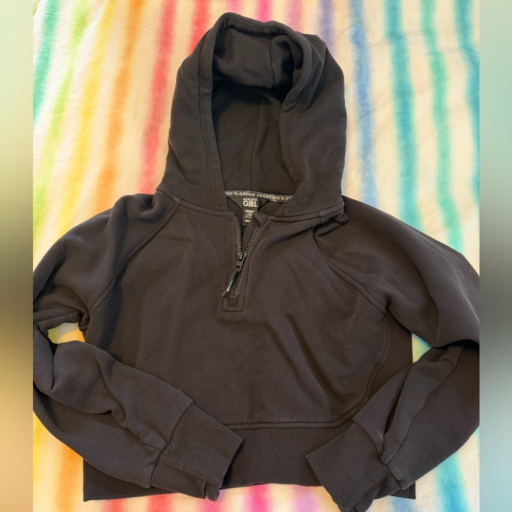 Athleta All Day Half Zip hoodie size 8/10